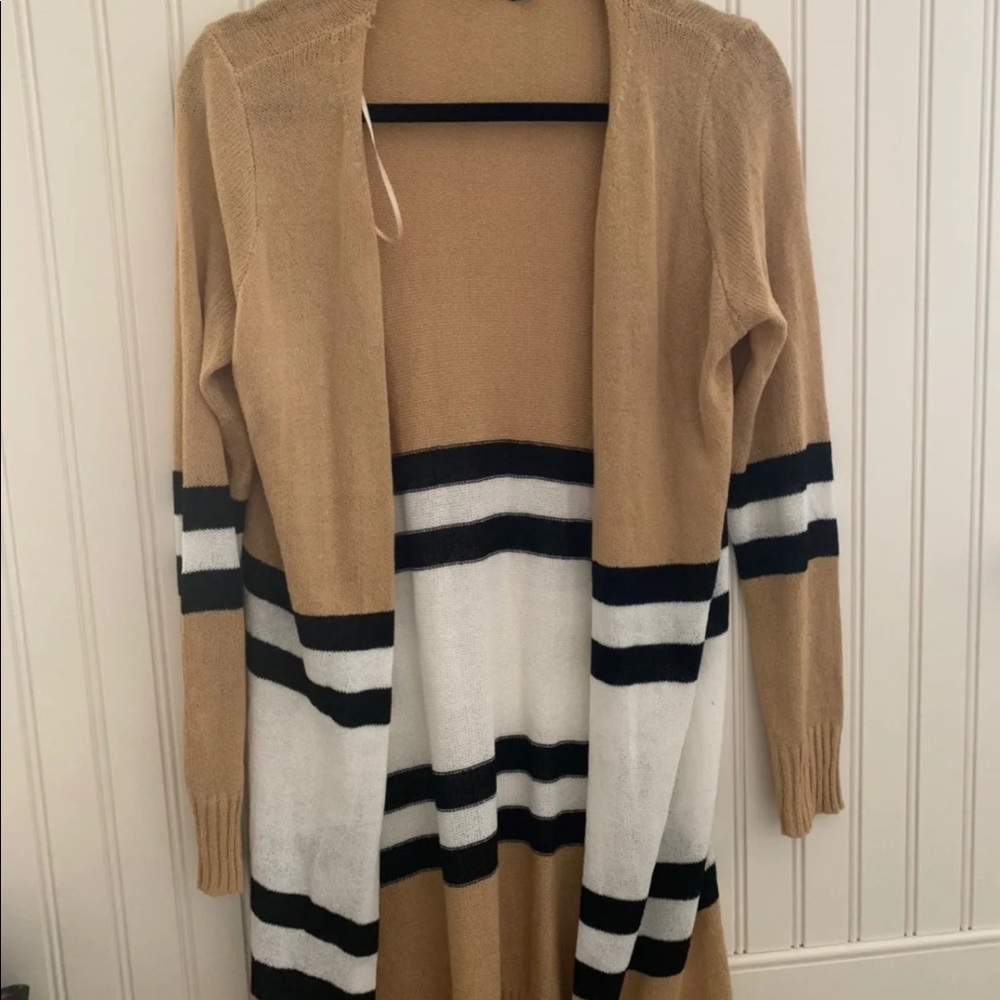 color block cardigan